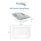 Mobile RV WiFi Router – 4G LTE Internet with SIM Support, Wireless Hotspot, Wall/Ceiling Mount, 2 SMA + RP-SMA Antenna Ports