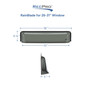 RainBlade RV Window Rain Guard | Fits 26-31" Wide Window