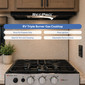 RV Suburban Gas Cooktop Three Burner Slide In