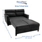 RecPro Michael  EZ-OUT™ RV Trifold Sleeper Sofa in Ultrafabrics Brisa