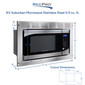 RV Suburban Microwave Stainless Steel 0.9 cu. ft.