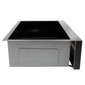 RV Farmhouse Sink 27" x 16" Black Stainless Steel Undermount
