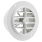 RV 5 ½” Interior Air Vent Cover with Rotating Grill Fits 4" Ducting
