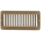 RV Floor Register 4" x 10" Steel Undampered Vent