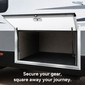Square RV Baggage Door and Compartment Storage 36"W x 20"H