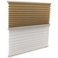 RV Blinds Day & Night Pleated Shades White/Beige Stitchbond