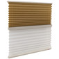 RV Blinds Day & Night Pleated Shades White/Tan Stitchbond