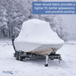 Transhield Shrinkable 19'-27' Wide Bow Deck Boat Cover     
