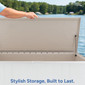 Marine Deck Fiberglass Storage Box  69"