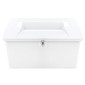 Marine Deck Storage Box with Seat Top 71" 