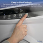 RV Washing Machine and Dryer Combo 2.5 Cu. Ft. with Stackable Mounting Kit