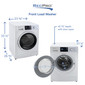 RV Washing Machine and Dryer Combo 2.5 Cu. Ft. with Stackable Mounting Kit
