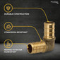 RV Fresh Water PEX Line Elbow Fitting Brass ½" x ½"