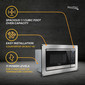 RV Microwave Air Fryer 1.1 cu. ft. Black or Stainless Steel 