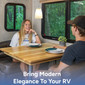 RV 12V Pendant Ceiling Light  with Brushed Nickel Finish