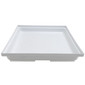 RV Shower Pan 24" x 24" Center Drain in White