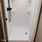 RV Shower Pan 24" x 24" Center Drain in White