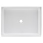 RV Shower Pan 24" x 32" Center Drain in White