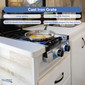 Replacement Cast Iron Grate for 12" RecPro RV Stove Cooktop