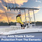 Fishmaster Original Folding T Top Canopy Polished