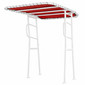 Fishmaster Original Folding T Top Canopy White Frame