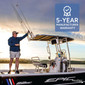 Fishmaster Original Folding T Top Canopy White Frame