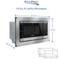 RV Microwave Air Fryer 1.0 cu. ft. Stainless Steel
