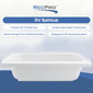 RV Bathtub 36" x 24" Center Drain 