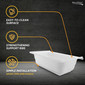 RV Bathtub 36" x 24" Left Drain