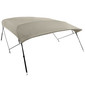 4 Bow Bimini Top Boat Cover 35 Series - 35" Height, 96" Length, 79"- 84" Width