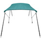 2 Bow Bimini Top Boat Cover ST Series - 42" Height, 66" Length, 61"- 66" Width