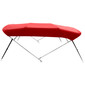 4 Bow Bimini Top Boat Cover 35 Series - 35" Height, 96" Length, 61"- 66" Width