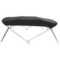 4 Bow Bimini Top Boat Cover 35 Series - 35" Height, 96" Length, 67"- 72" Width