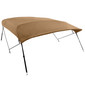 4 Bow Bimini Top Boat Cover 35 Series - 35" Height, 96" Length, 73"- 78" Bimini Width