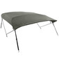 4 Bow Bimini Top Boat Cover 35 Series - 35" Height, 96" Length, 91"- 96" Bimini Width