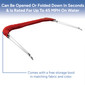 4 Bow Bimini Top Boat Cover 48 Series - 54" Height, 96" Length, 67"- 72" Width