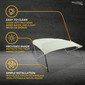 4 Bow Bimini Top Boat Cover 48 Series - 54" Height, 96" Length, 91"- 96" Width