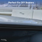 Boat Rub Rail Replacement Kit Flexible Vinyl 50' - 70' Black 1 7/8" x 1 1/8"