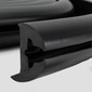 Boat Rub Rail Replacement Kit Flexible Vinyl 50' - 70' Black 1 7/8" x 1 3/8"