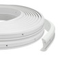 Boat Rub Rail Replacement Kit Semi-Rigid Vinyl 70' White 1 5/8’’ x 3/4’’