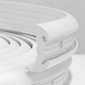 Boat Rub Rail Replacement Kit Semi-Rigid Vinyl 70' White 1 5/8’’ x 3/4’’