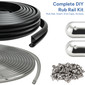 Boat Rub Rail Replacement Kit 60' Supro-Flex Semi-Rigid Vinyl 1 19/32" x 25/32"