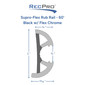 Boat Rub Rail Replacement Kit 60' - 80' Supro-Flex Semi-Rigid Vinyl 2" x 29/32"
