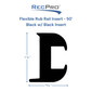 Boat Rub Rail Replacement Kit 50' - 70' Flexible Vinyl 1 1/4" x 15/16"
