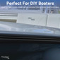 Boat Rub Rail Replacement Kit 50' - 70' Flexible Vinyl 1 1/4" x 15/16"