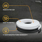 Boat Rub Rail Replacement Kit 50' - 70' Flexible Vinyl 1 1/4" x 15/16"