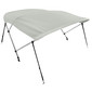 3 Bow Bimini Top Boat Cover 54 Series - 54" Height, 72" Length, 79"- 84" Width