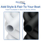 Boat Rub Rail Replacement Kit 50' - 70' Flexible Vinyl1 1/16" x 11/16"