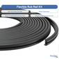 Boat Rub Rail Replacement Kit 50' - 70' Flexible Vinyl1 1/16" x 11/16"