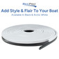Boat Rub Rail Replacement Kit 60' SuproFlex Semi-Rigid Vinyl 1 5/8" x 7/8"